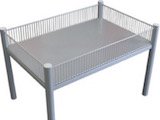 Autres présentoirs Présentoir corbeille et table